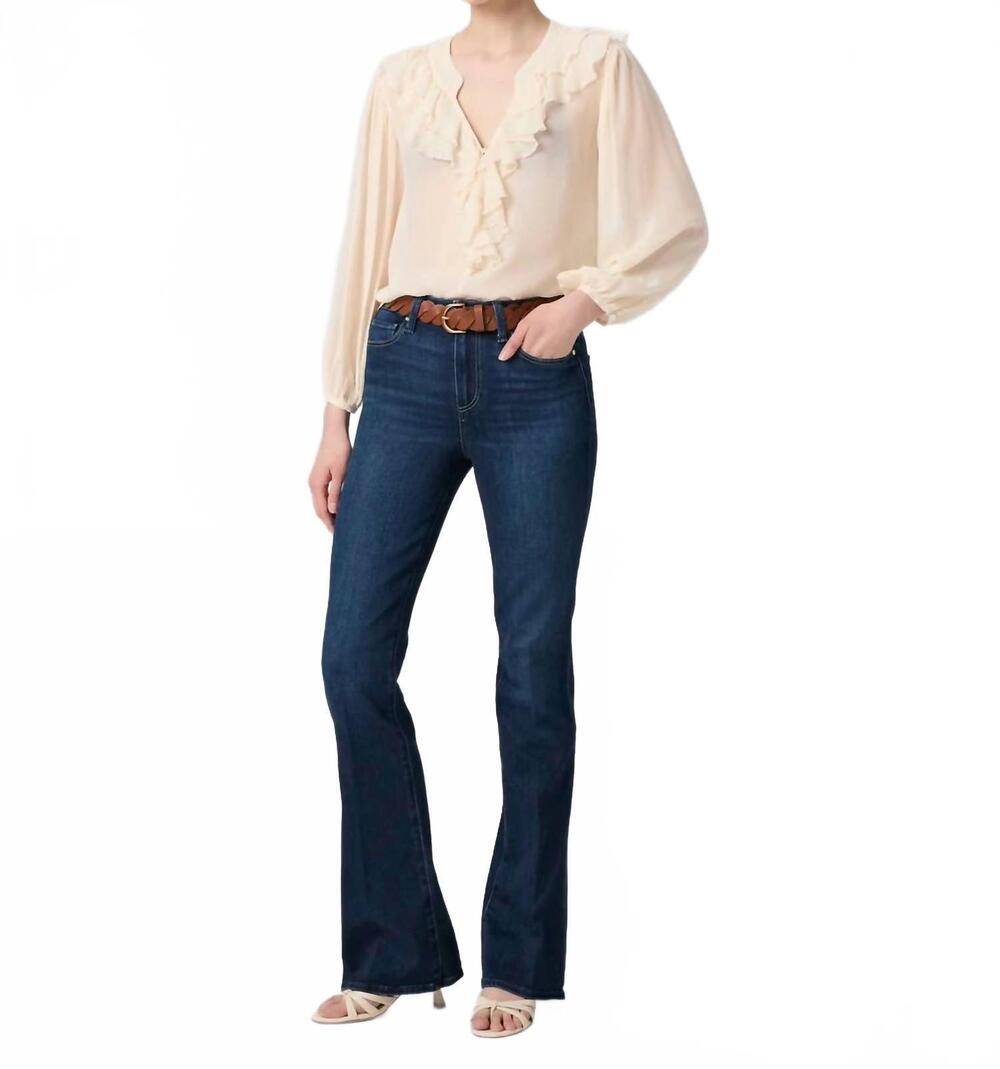 NEW PAIGE highrise laurel canyon bootcut jeans in berlin